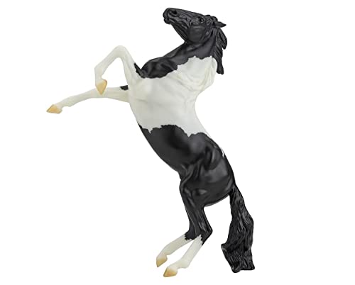 Breyer Horses Breyer Freedom Series 1:12 Scale Model Horse | Black Pinto Rearing Mustang