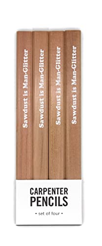 Snifty SPP4001 Novelty Pencils Set - Sawdust is Man Glitter - Fun Gift