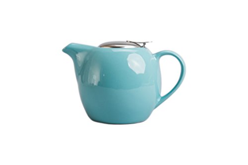 BIA Cordon Bleu Ooh La La 30-Ounce Teapot with Infuser, Turquoise