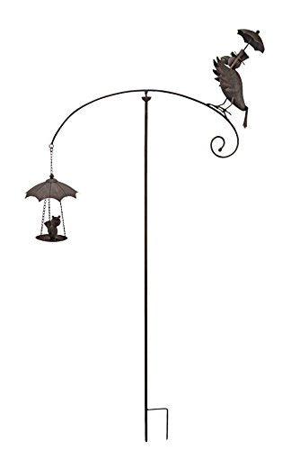 Red Carpet Studios Balancer Garden Stake, Rainy Day Crow