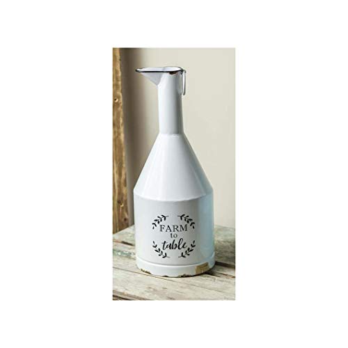 Manual IMFSWV Decorative Metal White Jug