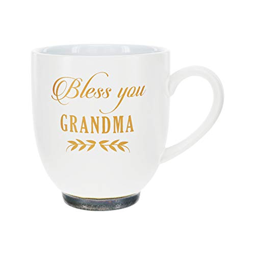 Pavilion Gift Company Bless You Grandma 15.5oz Stoneware Coffee Cup Mug, 15.5 oz, White