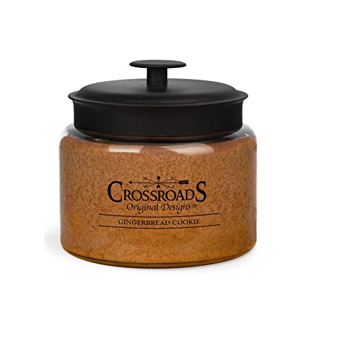 Crossroads Gingerbread Cookie Jar Candle, 64-Ounce, Paraffin Wax