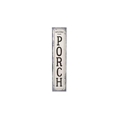 Ganz CB173671 Standing Sign with Easel, 49-inch Height, Metal (Welcome to Our Porch)