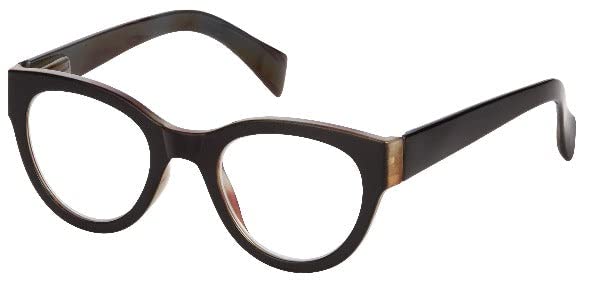 I Heart Eyewear Aberdeen Reading Glasses, Black, 2.5