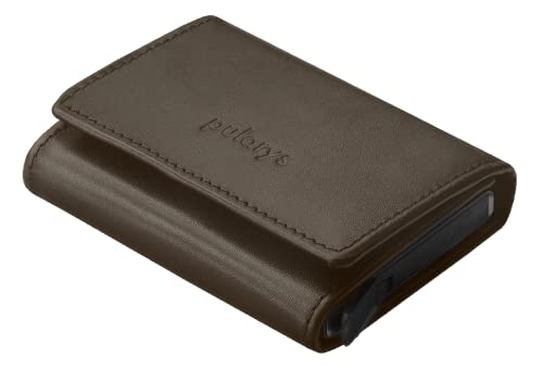 Pularys Rfid Wallet - Raven Style In Brown Colour, Pularys