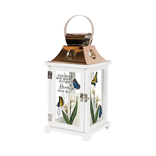 Carson 57594 Your Wings Decorative Candle Lantern, 13.5-inch Height