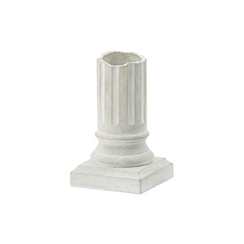 A&B Home Greek Column Outdoor Planter - 9" - Off-White Finish