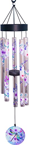 Spoontiques Dragonfly Wind Chime - Garden D√©cor - Decorative Chimes for Yard and Garden Decoration