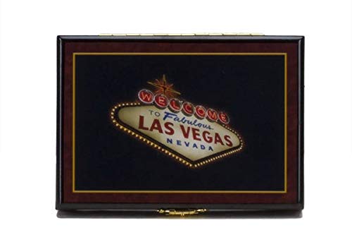 CHH Fabulous Las Vegas Spade Wooden Card Case with High Gloss Finish