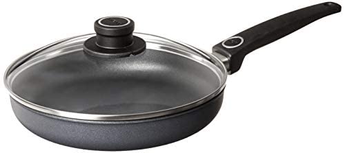 Frieling Woll Lite Diamond Reinforced Nonstick Scratch Resistant Cast Aluminum Induction Ready Saut√© Pan with Lid, 3.7 Quart/ 11-Inch, 11 Inch