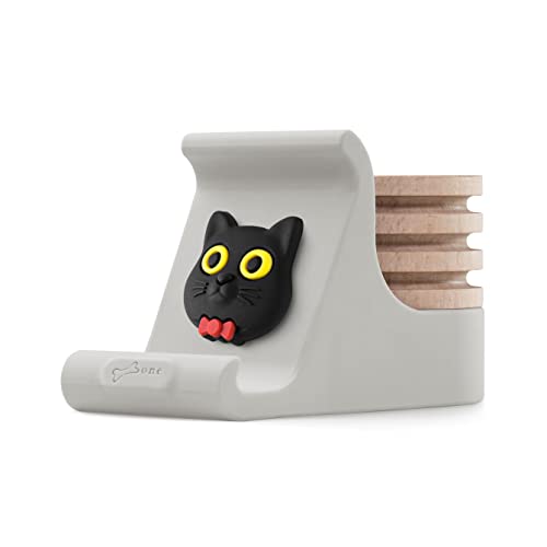 Bone Collection Charm Diffuser Phone Stand, Miao Cat, Multicolor