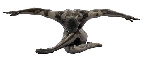 Unicorn Studio 17.75 Inch Figure Seated Male Nude Arms Outstretched Display Decor