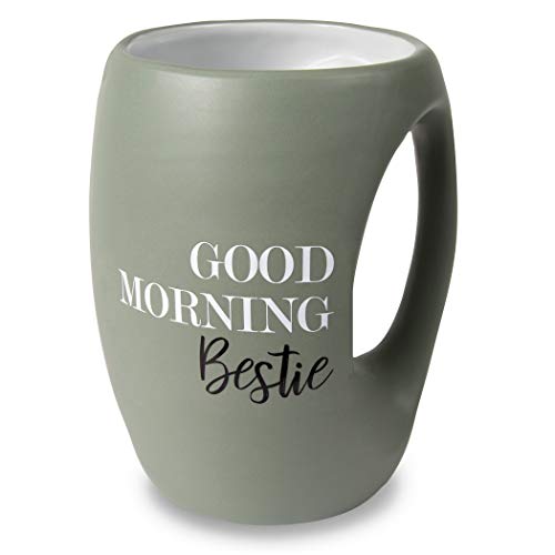 Pavilion Gift Company 10511 Good Morning Bestie 16 oz Mug, Green