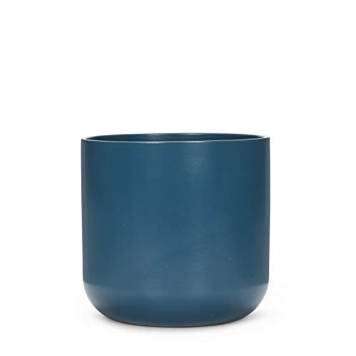 Abbott Collection  85-PETROL-15 Medium Classic Planter, Dark Blue