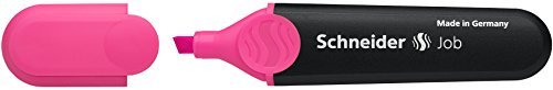 Rediform Schneider Highlighter Job Pen, refillable, Pink