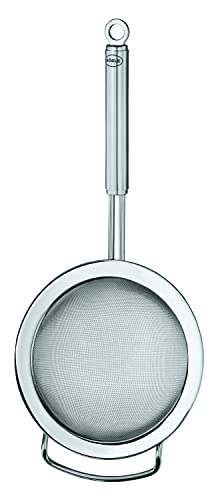 R√∂sle Stainless Steel Round Handle Kitchen Strainer, Fine Mesh, 4.7-inch