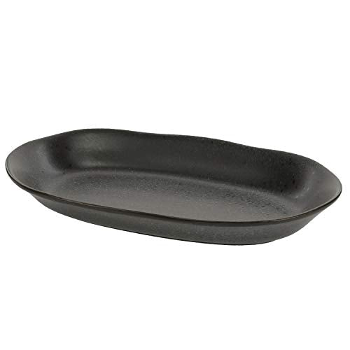 BIA Cordon Bleu 402988+E47S1SIOC Quantum Oblong 14.5" Platter One Size Charcoal Grey
