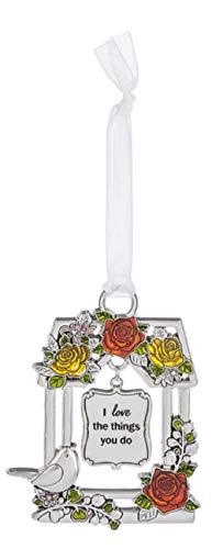 Ganz ER61587 I Love The Things You Do Ornament, 4-inch Height