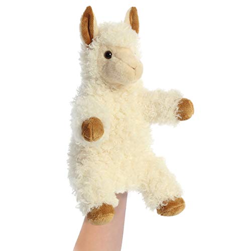 Aurora - Hand Puppet - 12" Llama