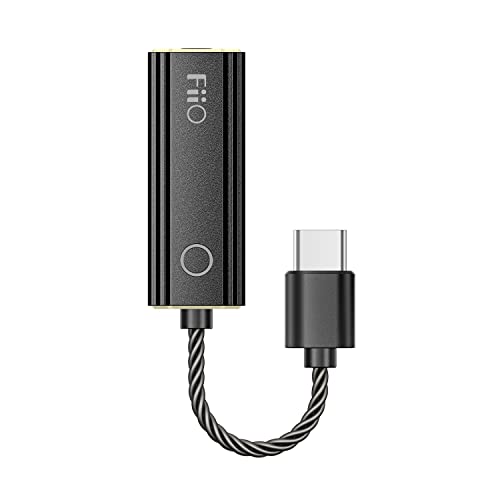 FiiO JadeAudio KA2 Headphone Amps Tiny Amplifier USB DAC High Resolution Lossless Sound for Smartphones/PC/Laptops/Tablet (USB Type C)