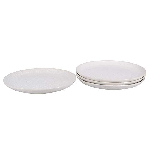 BIA Cordon Bleu S/4 Serene 8" Creme Salad Plates, Contains 4 Pieces, Cream