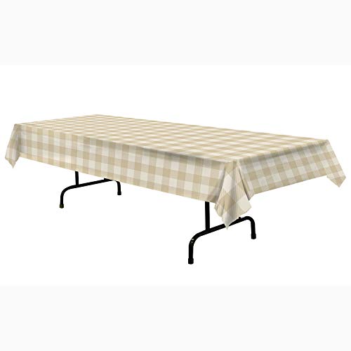 Beistle Plaid Design Holiday Tablecover