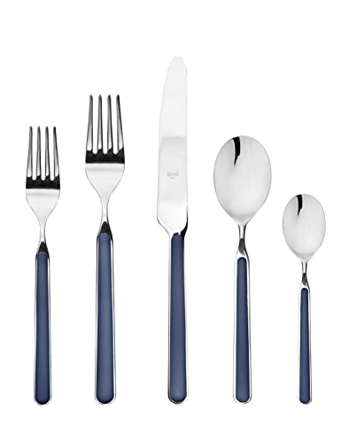 MEPRA Fantasia 5-Piece Flatware Set, Cobalt