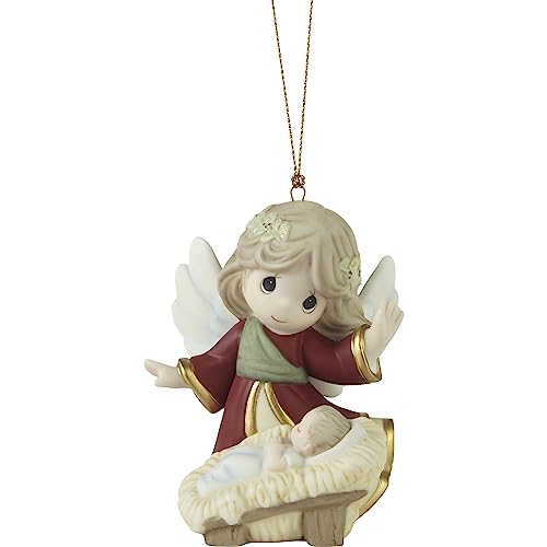 Precious Moments 231037 ‚Äö√Ñ√∫Away in A Manger‚Äö√Ñ√π Porcelain Ornament