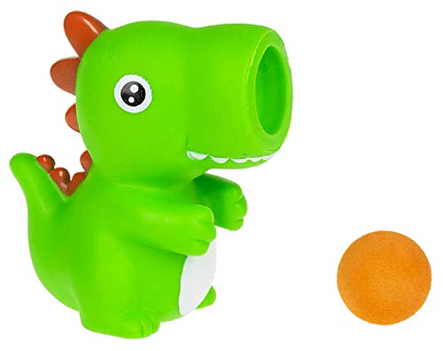 Ganz ER57440 Snorting Dino Squeeze Pop, Green, 4-inch Height, Vinyl, PVC and EVA