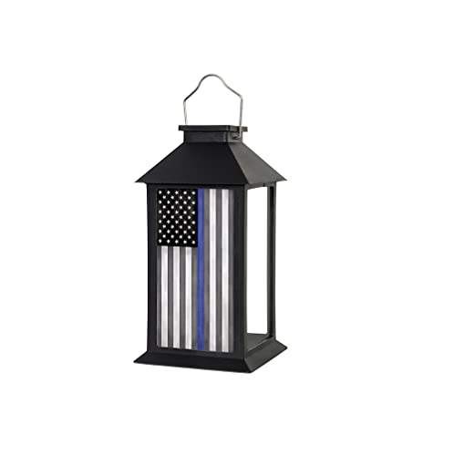 Carson 57555 Thin Blue Line Lantern, 13-inch Height