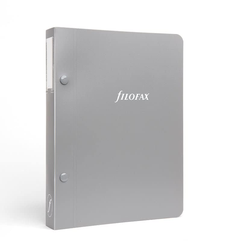 Rediform FILOFAX Storage Binder for Organizer Refills Pocket Size, 5.11-inch Height, Grey