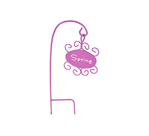 Midwest Design Touch of Nature Micro Mini Raspberry Sorbet Hanging Spring Sign, 1Pc
