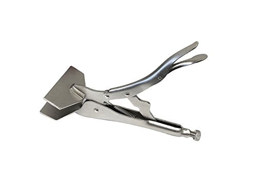 EZ Travel Distribution EZ Travel Sheet Metal Clamp, Extra Wide Duck Billed Pliers, Premium Nickel-Plated Locking Sheet Metal Pliers for Welding, Sheet Metal Tools for Gripping (10‚Äù Long)