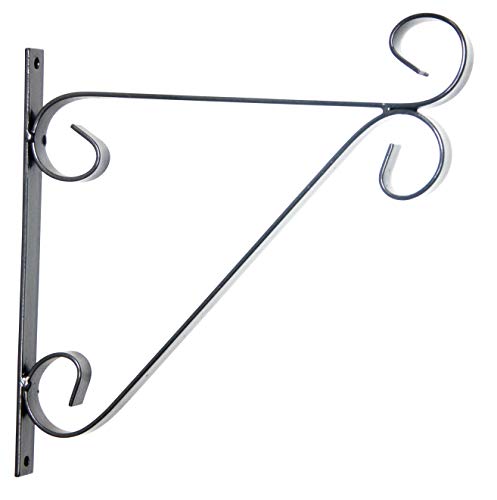Esschert Design Hanging Basket Hook Scroll, Metal - Large