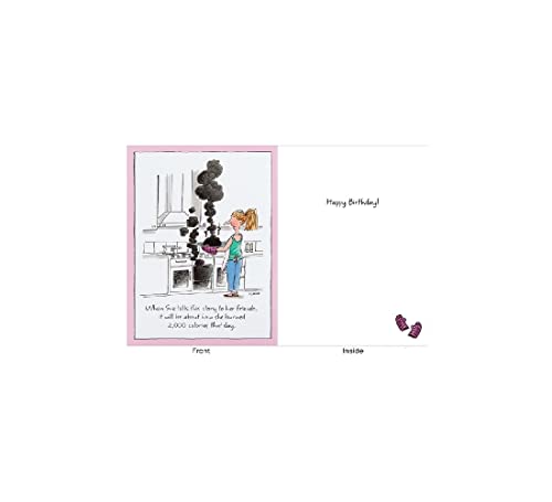 Design Design Burned 2000 Calories Birthday Card - Her