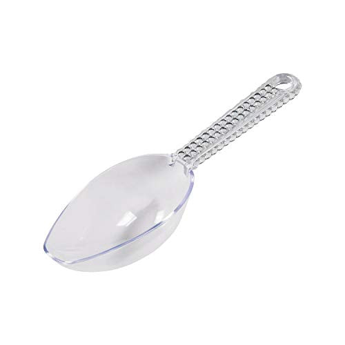 Amscan Party Favors, w/Gems Clear Scoop, 6 1/2", Silver