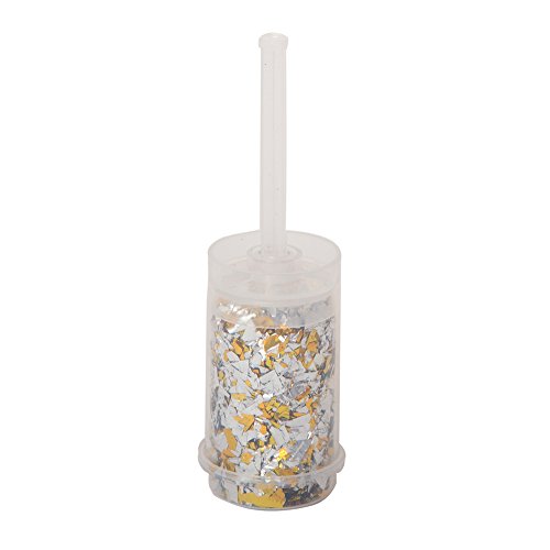 Unique Industries Silver & Gold Foil Confetti Popper