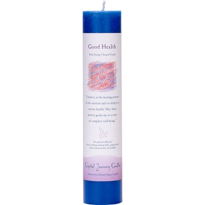 Kheops International Reiki Scented Pillar Candle - Good Health