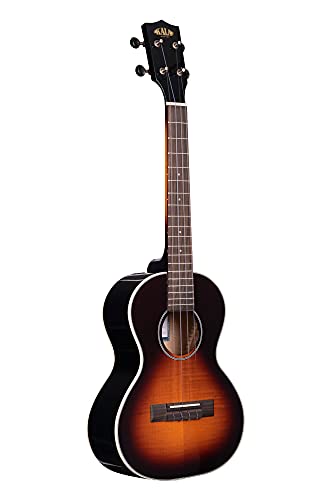 Kala KA-FMTB-T Flame Maple Tenor Ukulele, Tobacco Burst