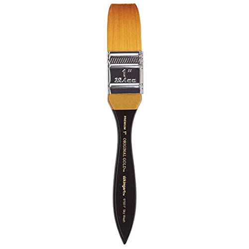 KINGART 9750-1, Premium Artist Brush, Golden TAKLON Sky WASH - Size: 1