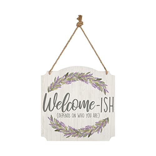 Carson 24437 Welcomeish Metal Wall Dcor, 12-inch Square