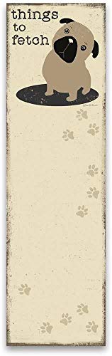 Primitives By Kathy Dog Lover Things To Fetch Magnetic List Notepad (60 pages)