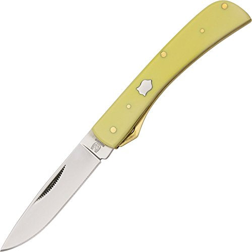 Blue Ridge Knives Rough Ryder Work Knife Yellow Synthetic