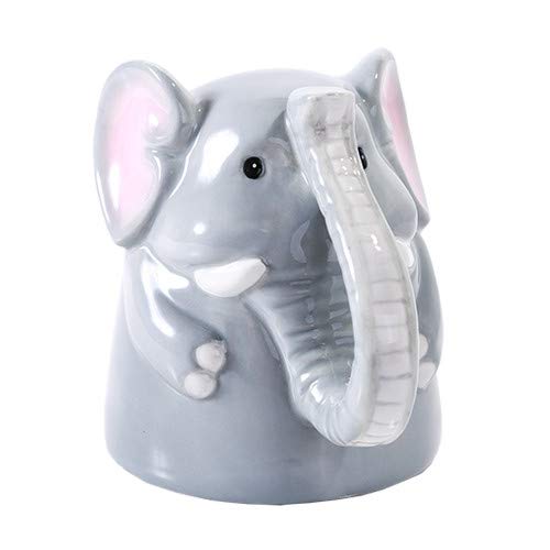 Pacific Trading Giftware Topsy Turvy Coffee Mug Adorable Mug Upside Down Tea Home Office Decor (Elephant)