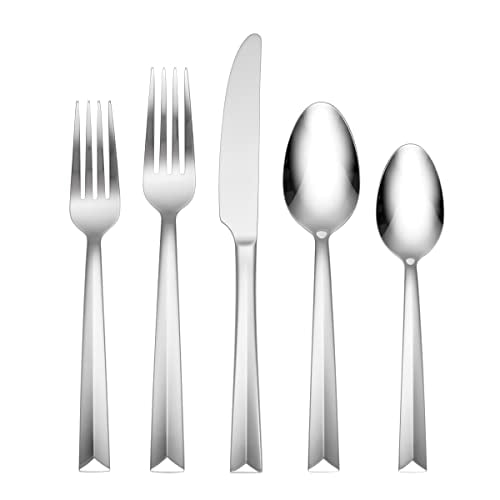 Hampton Forge Moxie 20 Piece Flatware Set, 20PC FW, STAINLESS