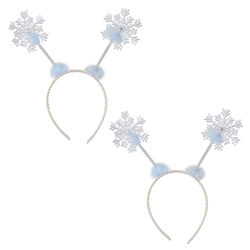 Beistle Snowflake boppers, One Size, White/Light Blue