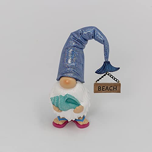 Gerson International 2625770 Resin Nautical Gnome Figurine, 8.4-inch Height