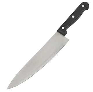 Chef Craft Chef Knife, 8 inch blade 14 inch in length, Black
