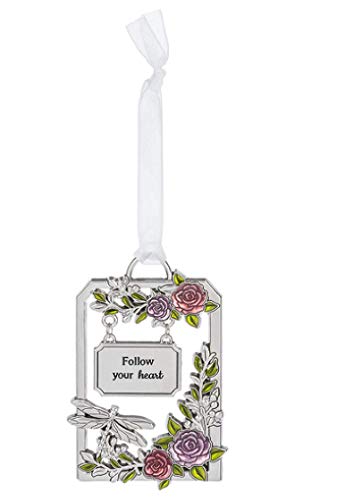 Ganz ER61594 Follow Your Heart Ornament, 4-inch Height